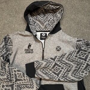 Hooey Mens Santa Fe Aztec Zipper Hoodie Pendleton Round-Up Full Zip Medium